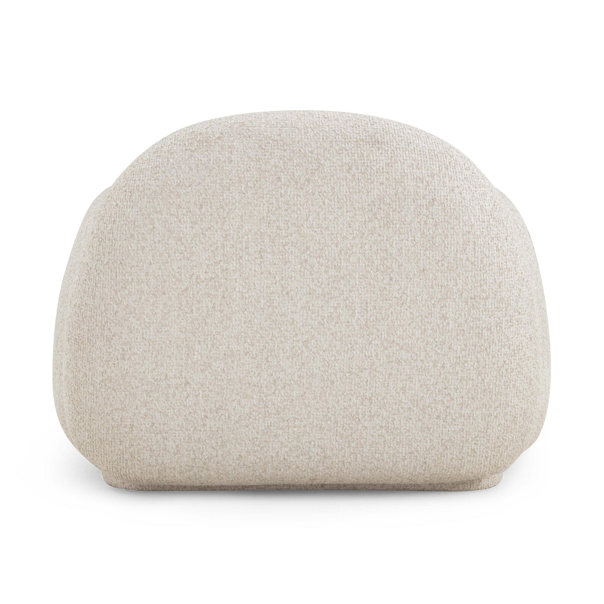 TOV Marius Cream Heavy Texture Accent Chair