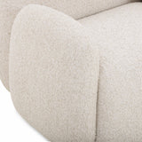 TOV Marius Cream Heavy Texture Accent Chair