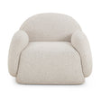TOV Marius Cream Heavy Texture Accent Chair