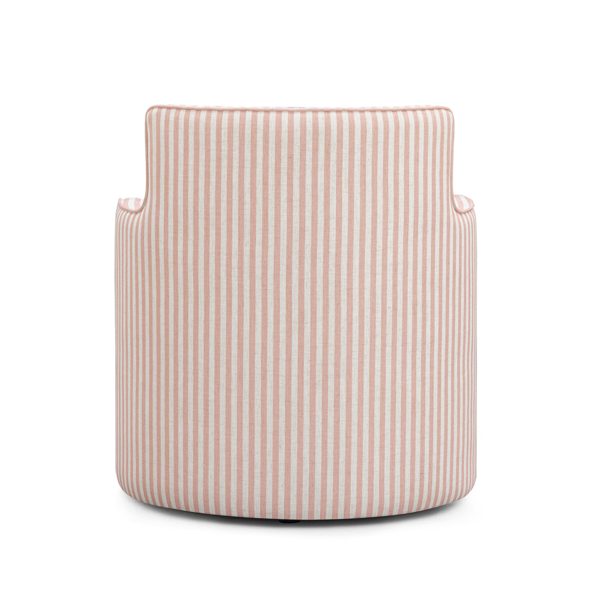 TOV Passe Pink Striped Swivel Chair