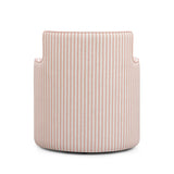 TOV Passe Pink Striped Swivel Chair
