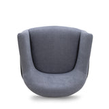 TOV Lua Blue Chenille Accent Chair