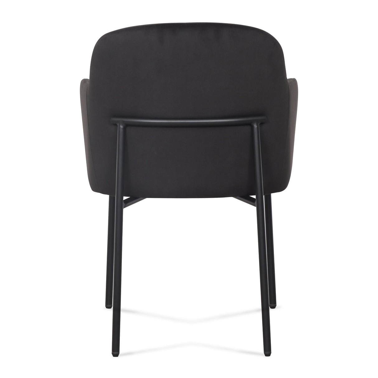 TOV Sydney Black Performance Velvet Armchair Set of 2