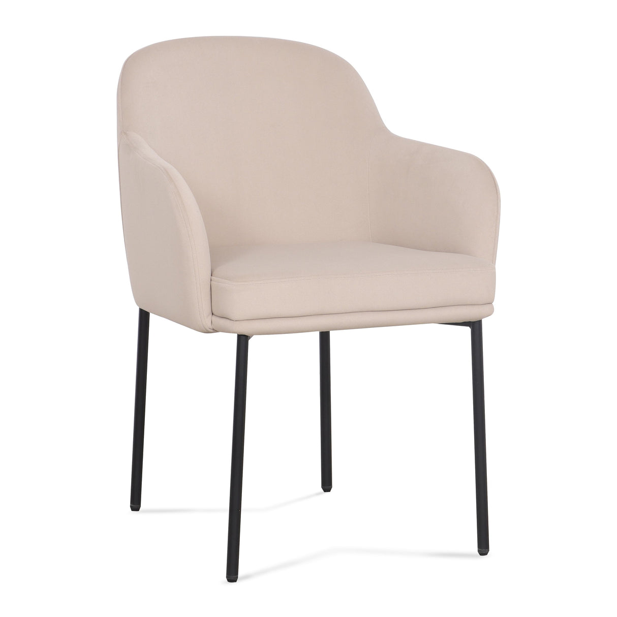 TOV Sydney Taupe Performance Velvet Armchair Set of 2