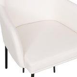 TOV Sydney Cream Performance Vegan Leather Armchair Set of 2