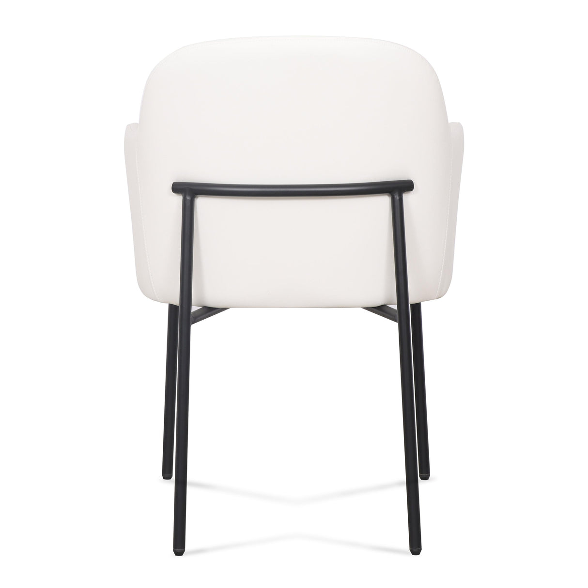 TOV Sydney Cream Performance Vegan Leather Armchair Set of 2