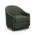 TOV Cettie Green Velvet Accent Chair