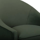 TOV Cettie Green Velvet Accent Chair