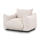 TOV Saint Tropez Nubby Fabric Armchair in Sand