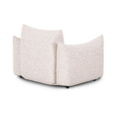 TOV Saint Tropez Nubby Fabric Armchair in Sand