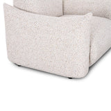 TOV Saint Tropez Nubby Fabric Armchair in Sand