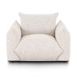 TOV Saint Tropez Nubby Fabric Armchair in Sand