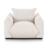 TOV Saint Tropez Nubby Fabric Armchair in Sand