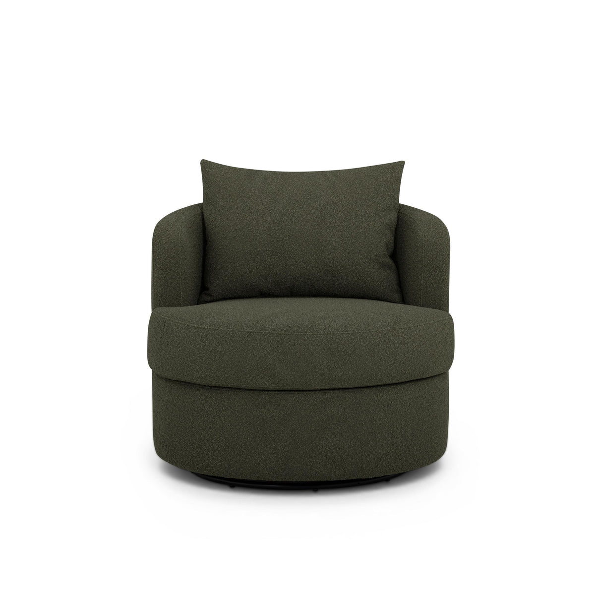 TOV Silvi Kale Green Boucle Swivel Chair