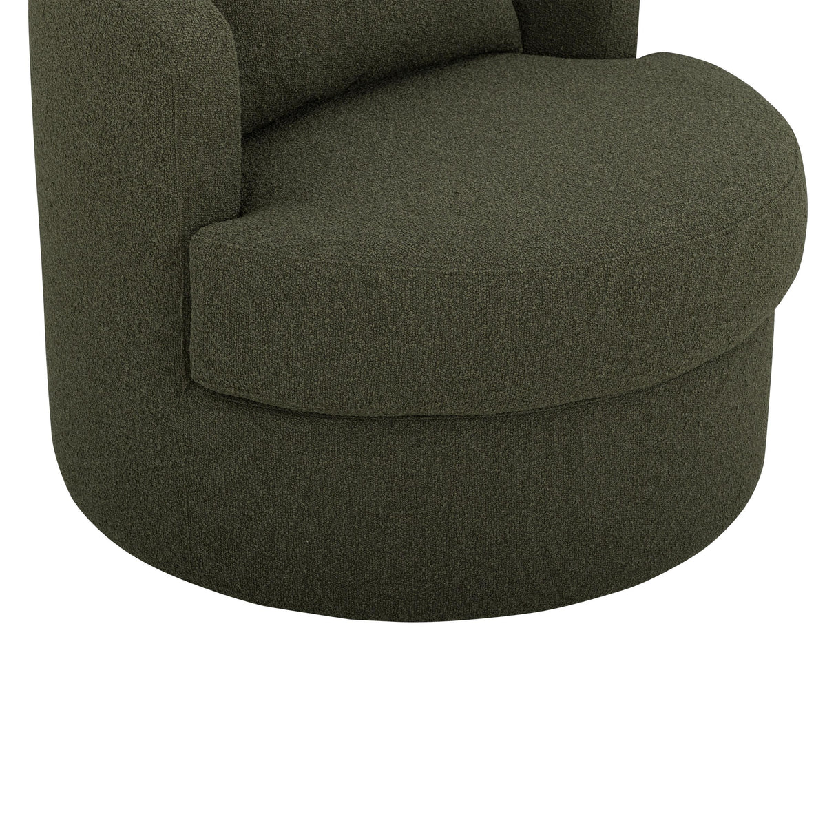 TOV Silvi Kale Green Boucle Swivel Chair