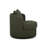 TOV Silvi Kale Green Boucle Swivel Chair