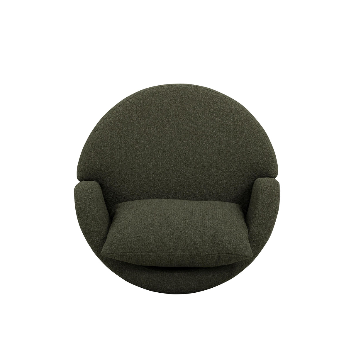TOV Silvi Kale Green Boucle Swivel Chair