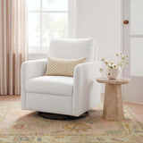 TOV Nancy "Easy Clean" Light Grey Chenille Nursing Chair