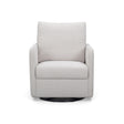 TOV Nancy "Easy Clean" Light Grey Chenille Nursing Chair