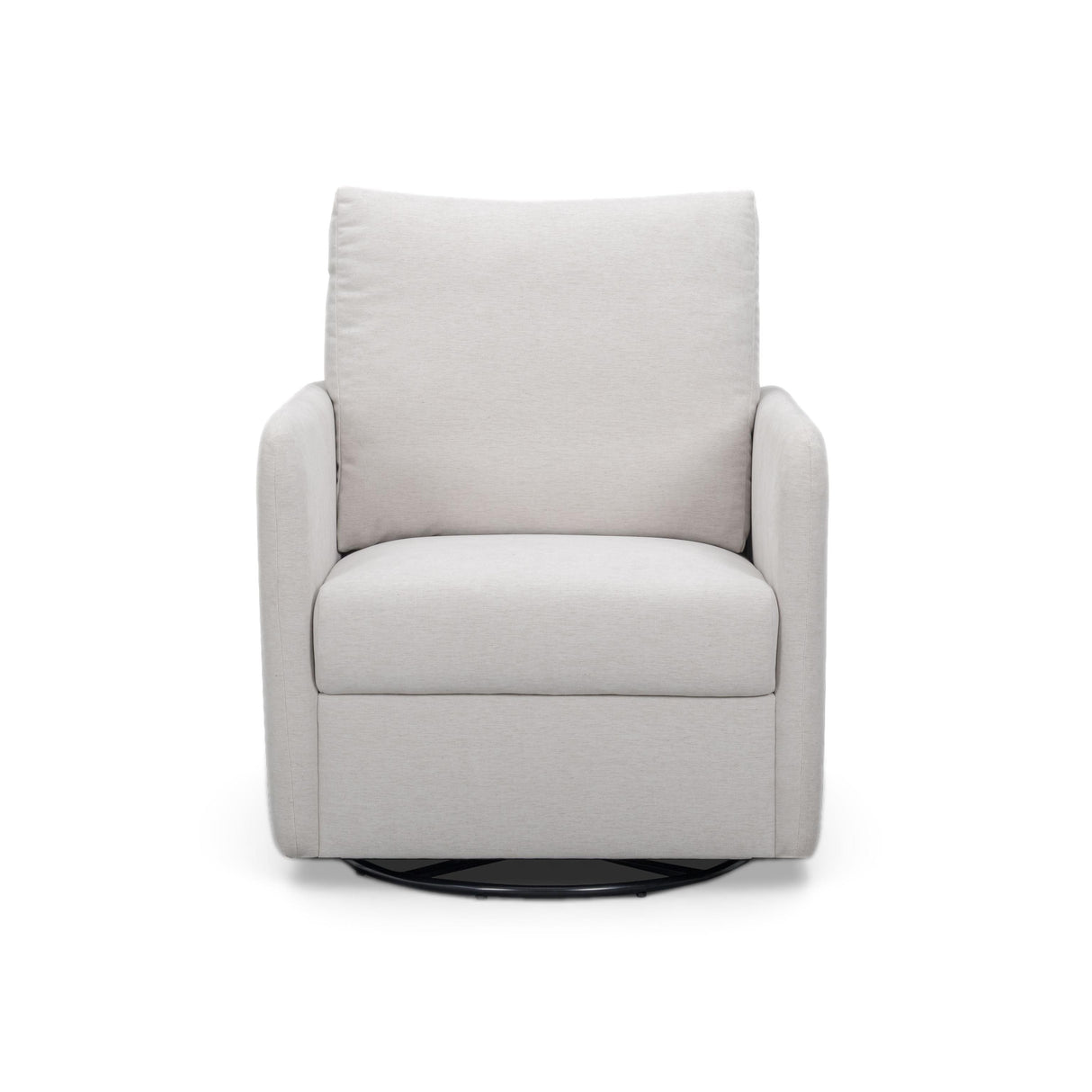 TOV Nancy "Easy Clean" Light Grey Chenille Nursing Chair