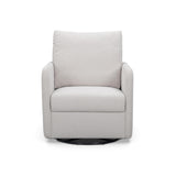 TOV Nancy "Easy Clean" Light Grey Chenille Nursing Chair