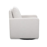 TOV Nancy "Easy Clean" Light Grey Chenille Nursing Chair