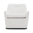 TOV Mado Chalk Performance Linen Chenille Swivel Accent Chair