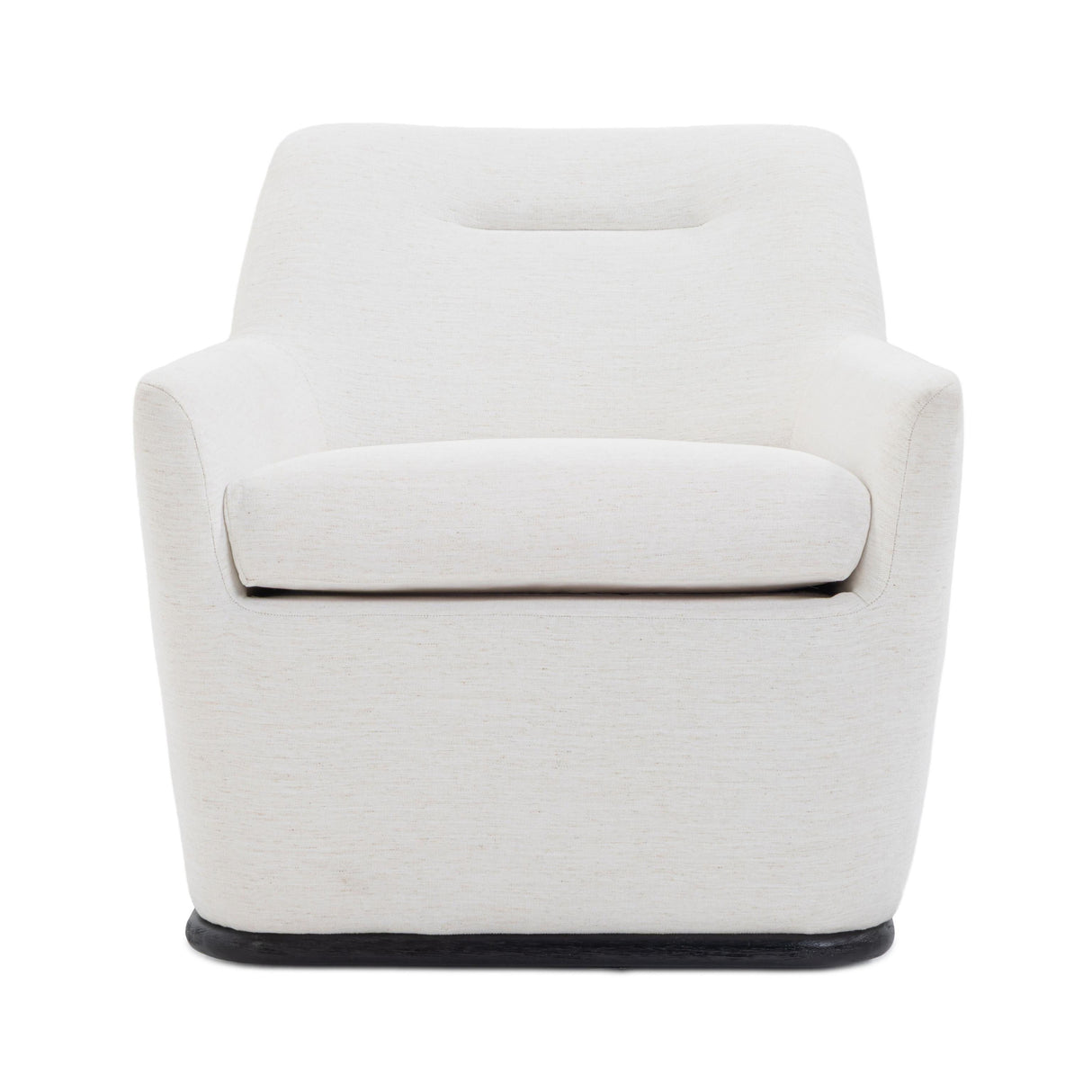 TOV Mado Chalk Performance Linen Chenille Swivel Accent Chair