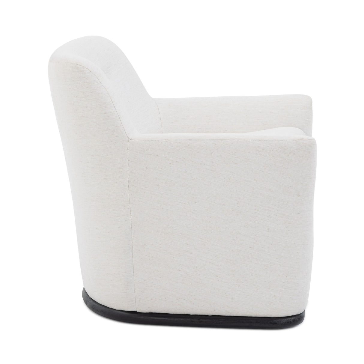 TOV Mado Chalk Performance Linen Chenille Swivel Accent Chair