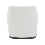 TOV Mado Chalk Performance Linen Chenille Swivel Accent Chair