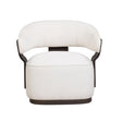 TOV Madison Chalk Performance Linen Chenille Swivel Accent Chair