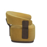 TOV Madison Amber Performance Vegan Mohair Swivel Accent Chair