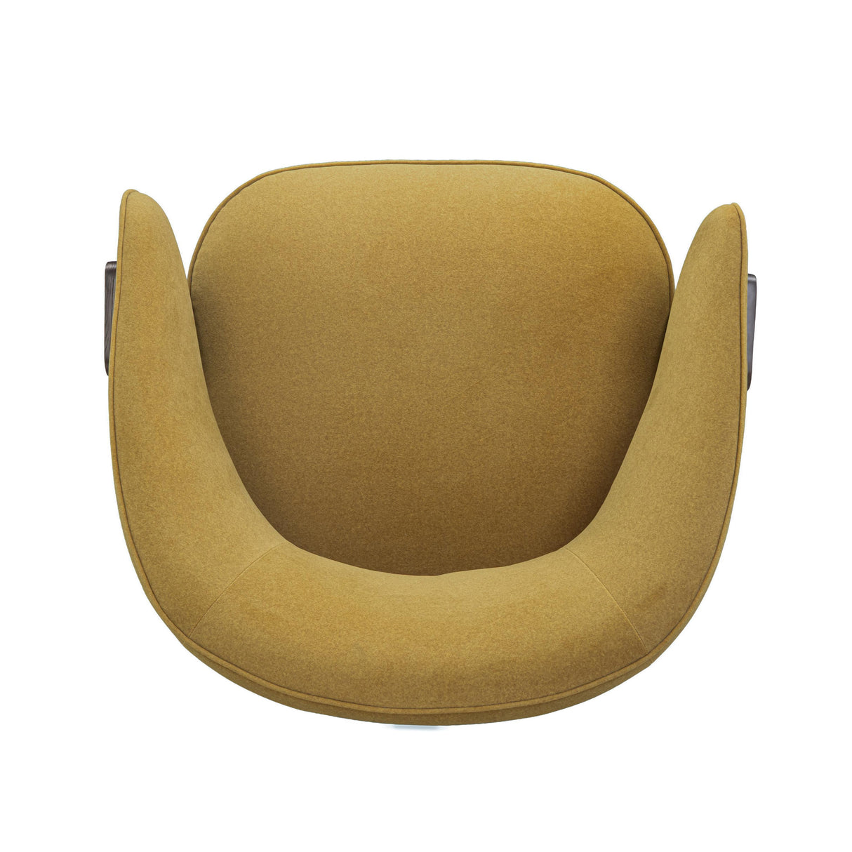 TOV Madison Amber Performance Vegan Mohair Swivel Accent Chair
