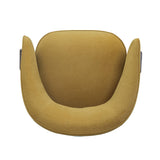 TOV Madison Amber Performance Vegan Mohair Swivel Accent Chair