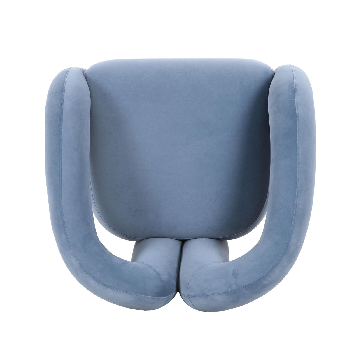 TOV Jenn Blue Performance Velvet Accent Chair