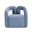 TOV Jenn Blue Performance Velvet Accent Chair