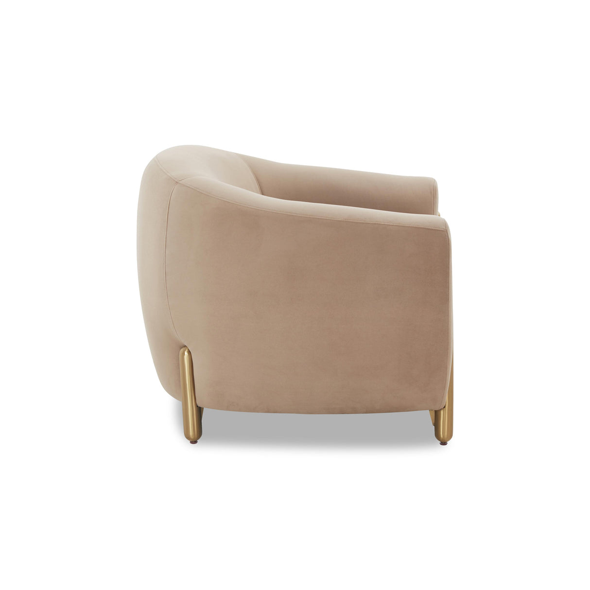 TOV Lina Cafe Au Lait Performance Velvet Accent Chair