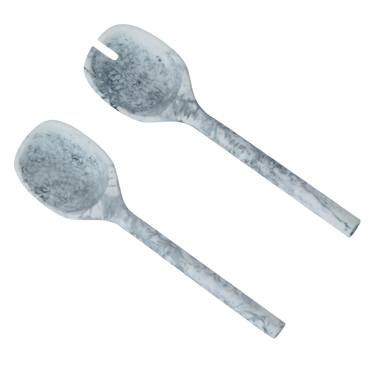 TOV Mera Black & White Resin Serving Spoons - Set of 2