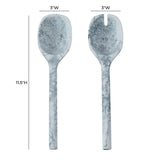 TOV Mera Black & White Resin Serving Spoons - Set of 2