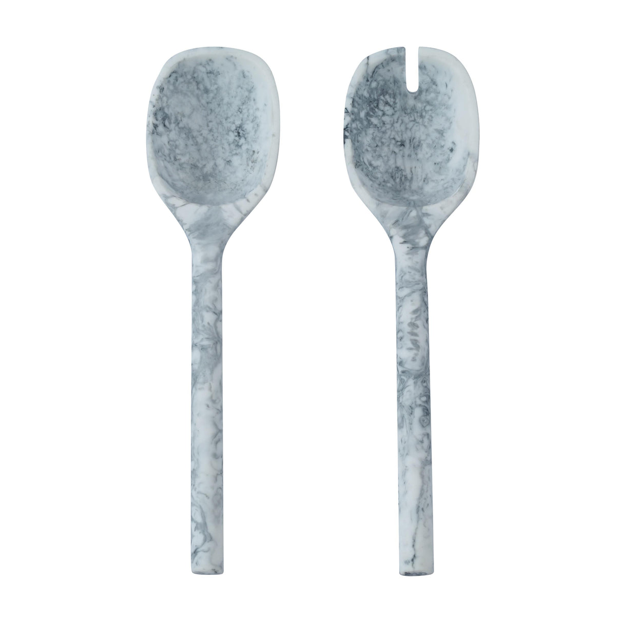 TOV Mera Black & White Resin Serving Spoons - Set of 2