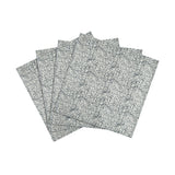 TOV Crissy Cotton Canvas Printed Napkins - Set of 4 - Inked