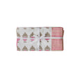 TOV Crissy Cotton Canvas Printed Napkins - Set of 4 - Pink Vintage Floral