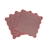 TOV Crissy Cotton Canvas Printed Napkins - Set of 4 - Rust Vintage Floral