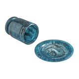 TOV Channeled Blue Swirl Resin Kiddush Cup