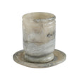 TOV Channeled Onyx Swirl Resin Kiddush Cup