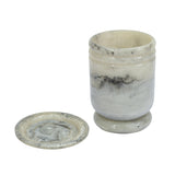 TOV Channeled Onyx Swirl Resin Kiddush Cup