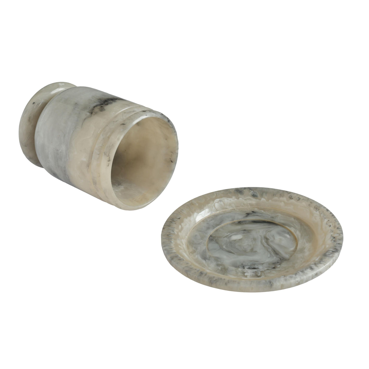 TOV Channeled Onyx Swirl Resin Kiddush Cup