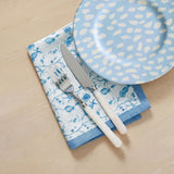 TOV Dolce Baby Blue Natural Cotton Napkin (Set of 4)
