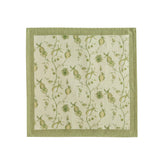 TOV Dolce Olive Green Natural Cotton Napkin (Set of 4)