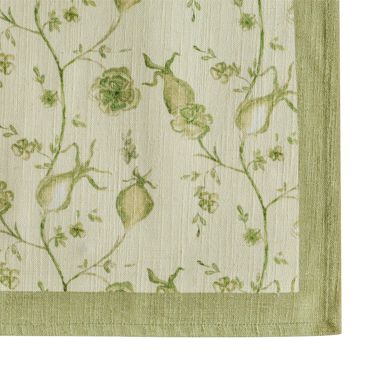 TOV Dolce Olive Green Natural Cotton Napkin (Set of 4)